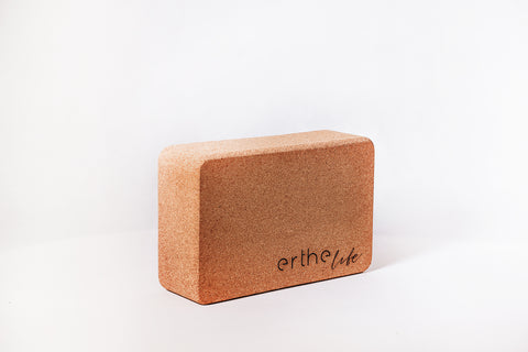 Erthe Life's Sustainable Cork Yoga Block