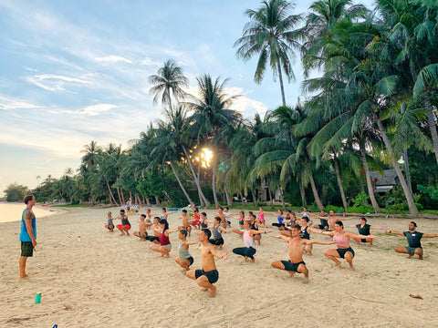 Animal Flow Outdoor Class in Mentorship Program Thailand with Mike Fitch