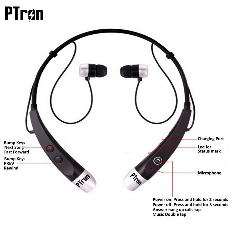 ptron tangent bluetooth headset
