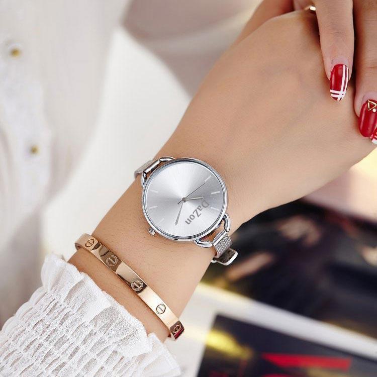 watch with bracelet strap