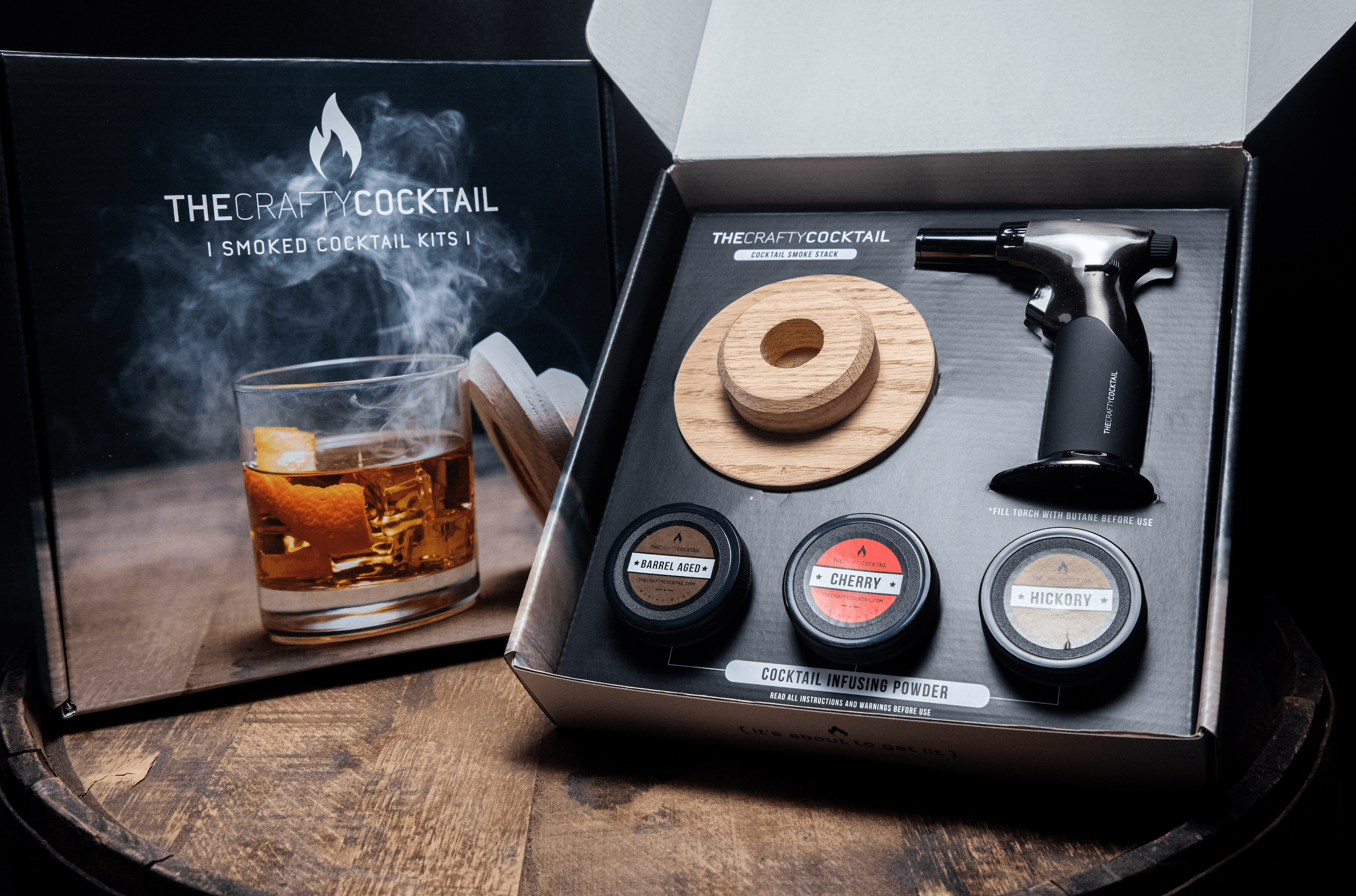 Smoke Stack Gift Box - The Original Cocktail Smoker – The Crafty