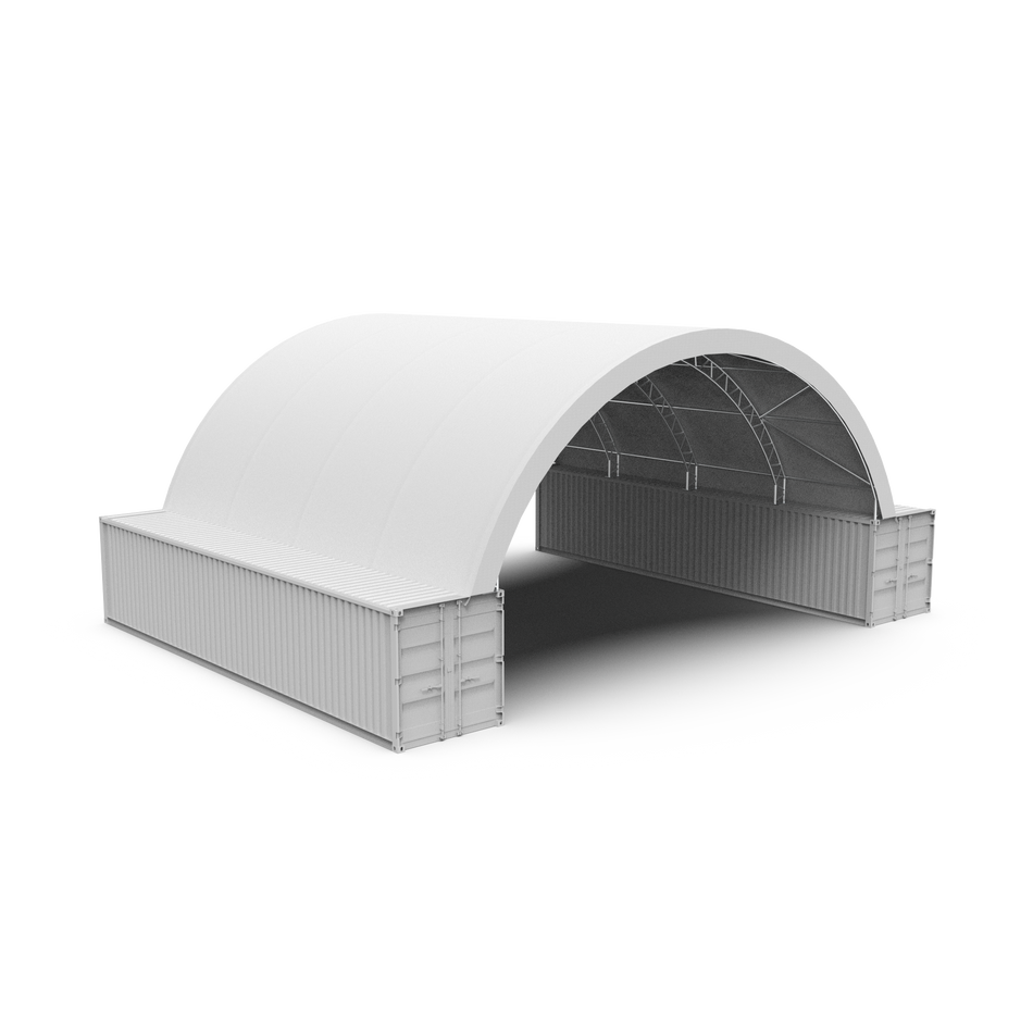 40ft Long Container Shelters - Container Domes & Shelters