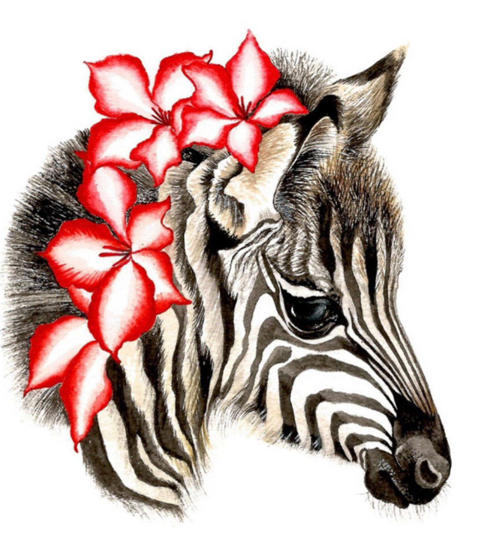 Adorable Baby Animals with Flower Crowns | Hand Painted African Animals