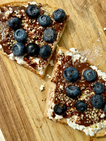 Brownie Batter Cottage Cheese Toast (High Protein, Nut-Free, GFO) – Oat ...