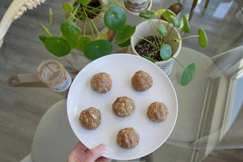 cookie dough granola butter breakfast bites