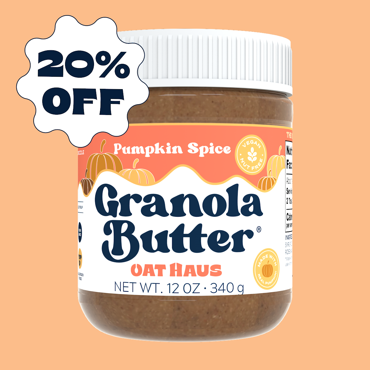 Pumpkin Spice Granola Butter