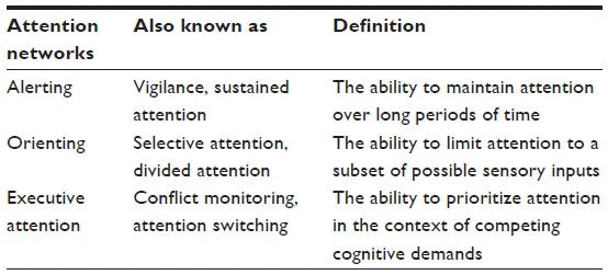 brain focus orienting attention