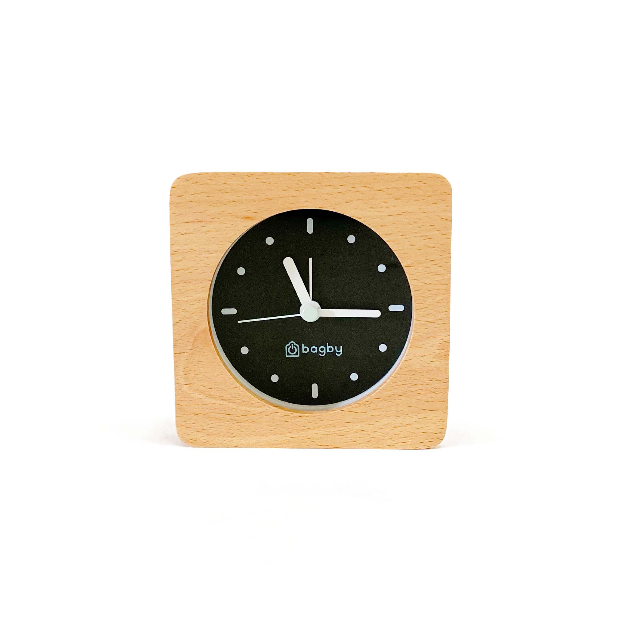 Minimalist Alarm Clock, Wooden Clock – Bagby