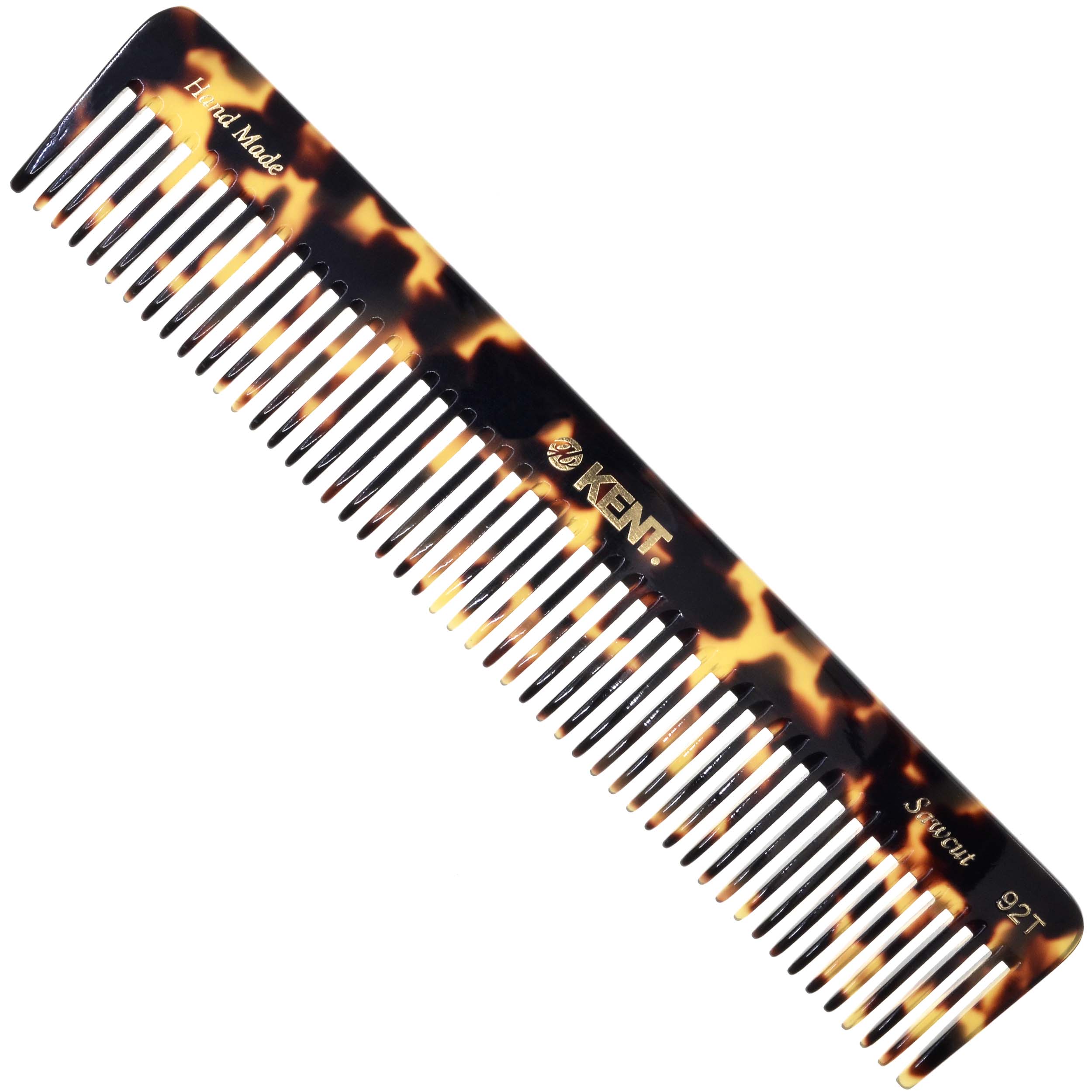 Peine desenredante de dientes anchos Kent 92T para cabello rizado, peine desenredante - Imagen 27 de 28