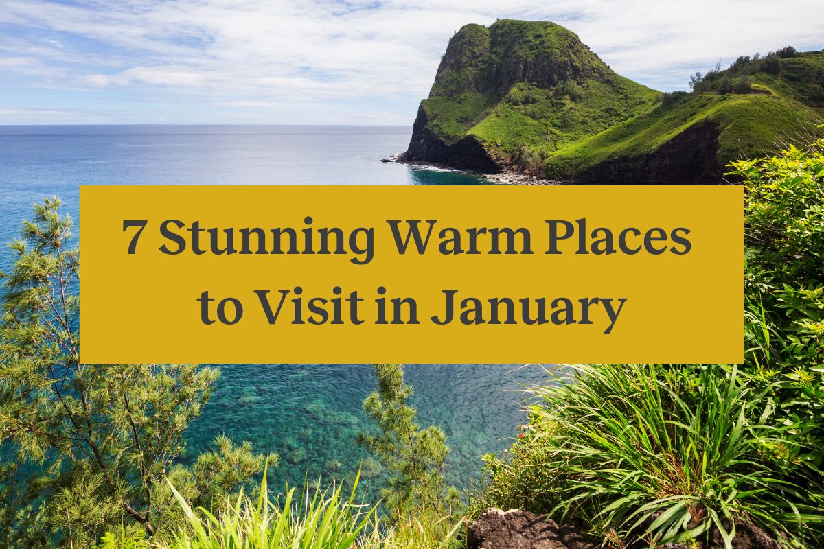 hot places to visit in january