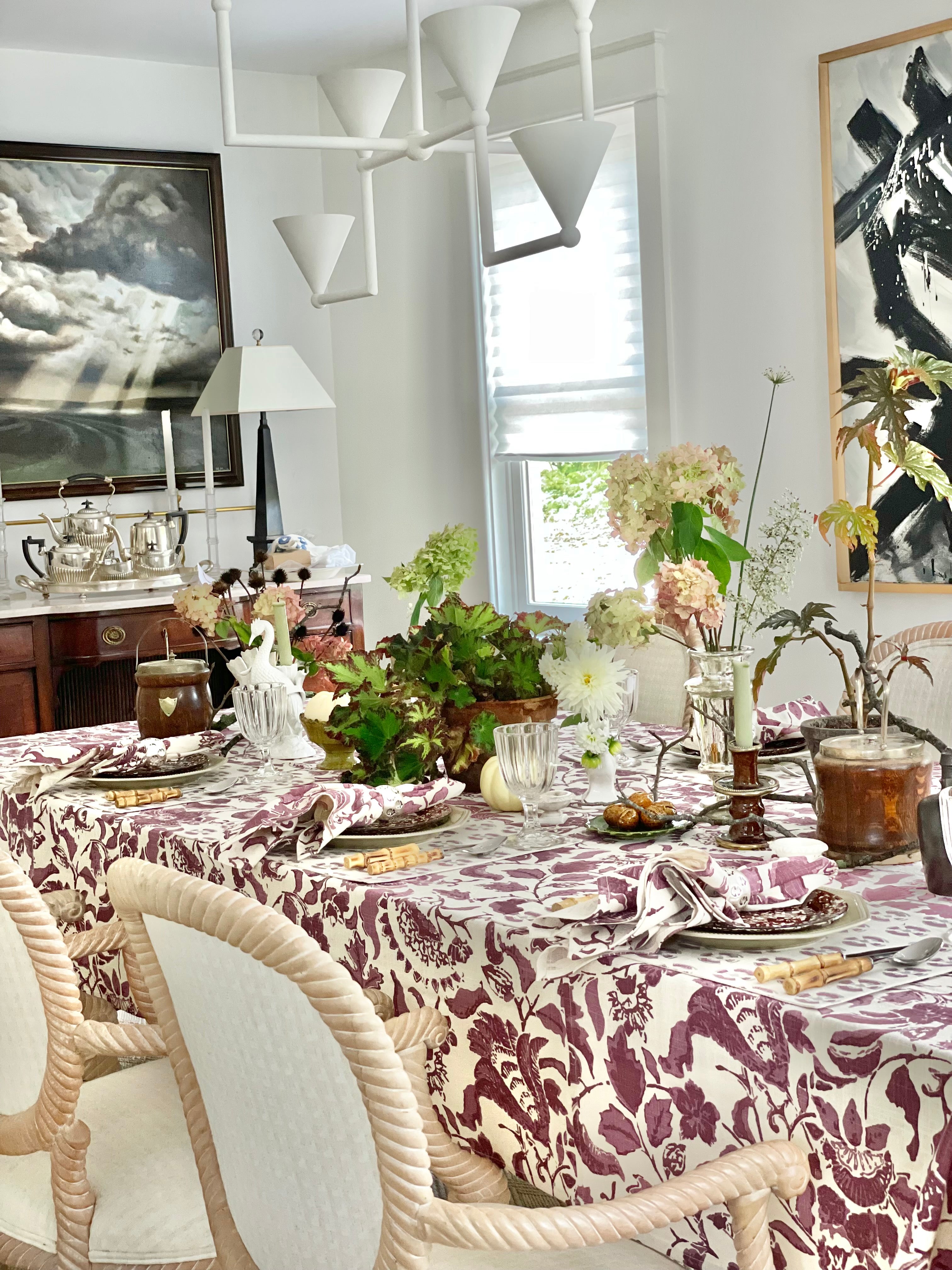 Tablescape by Eddie Ross at Maximalist Studios