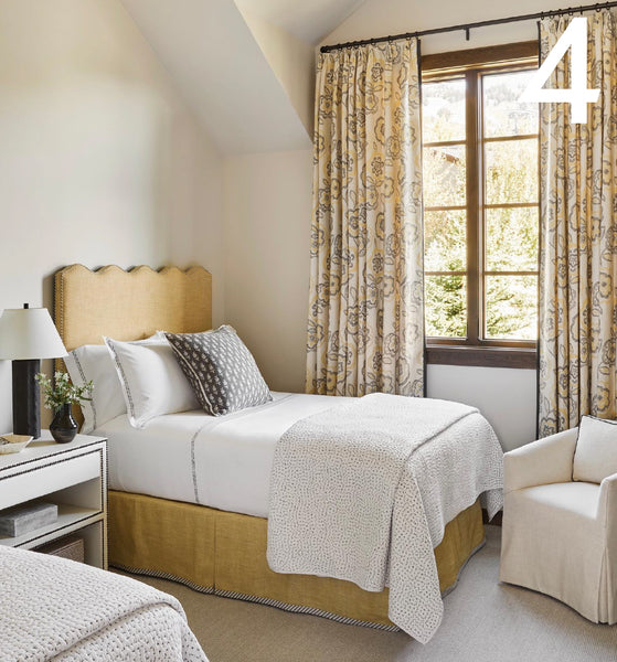 neutral guest bedroom