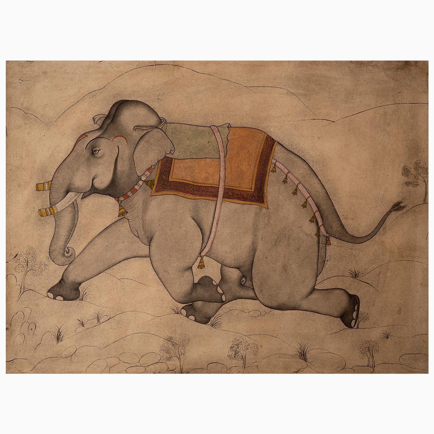 Elephant Race Painting Main