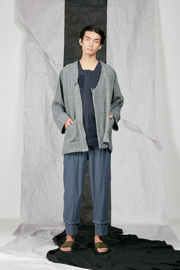 SL21 KUMI KIMONO ZIP JACKET - SEAFOAM TEAL – JUDE Modern Artisan Fashion
