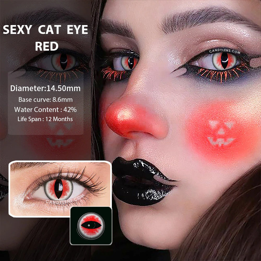 special FX cat eye blue contacts for halloween