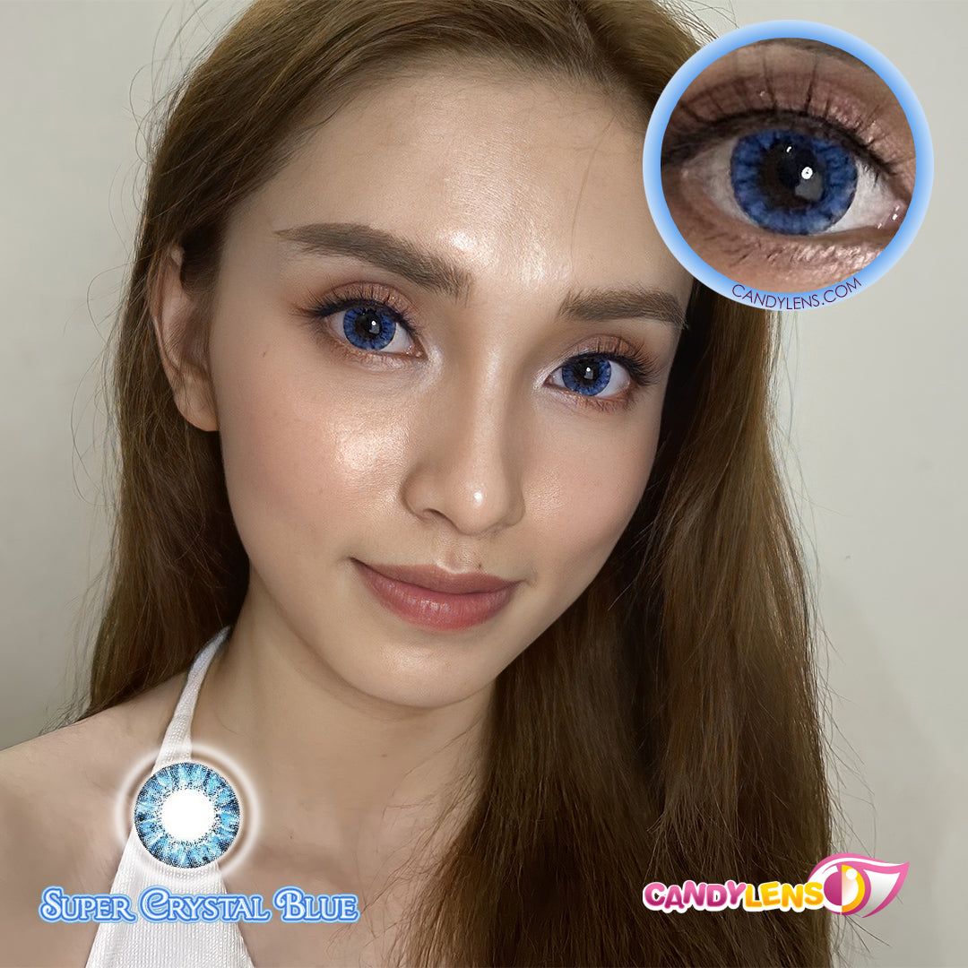 sparkling super crystal blue contacts