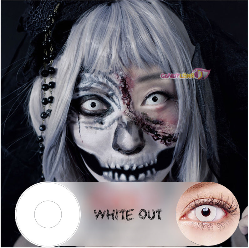 White Out Halloween Lens