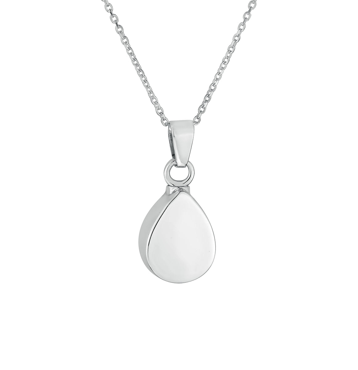 Sterling Silver Teardrop Cremation Urn Pendant – Love to Treasure