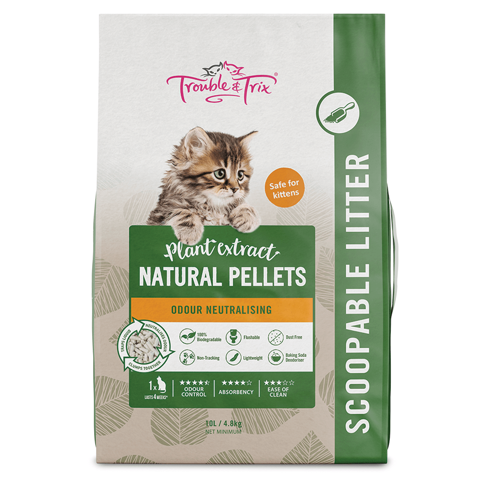 Trouble & Trix Natural Litter 10lt – Tails Pet Centre