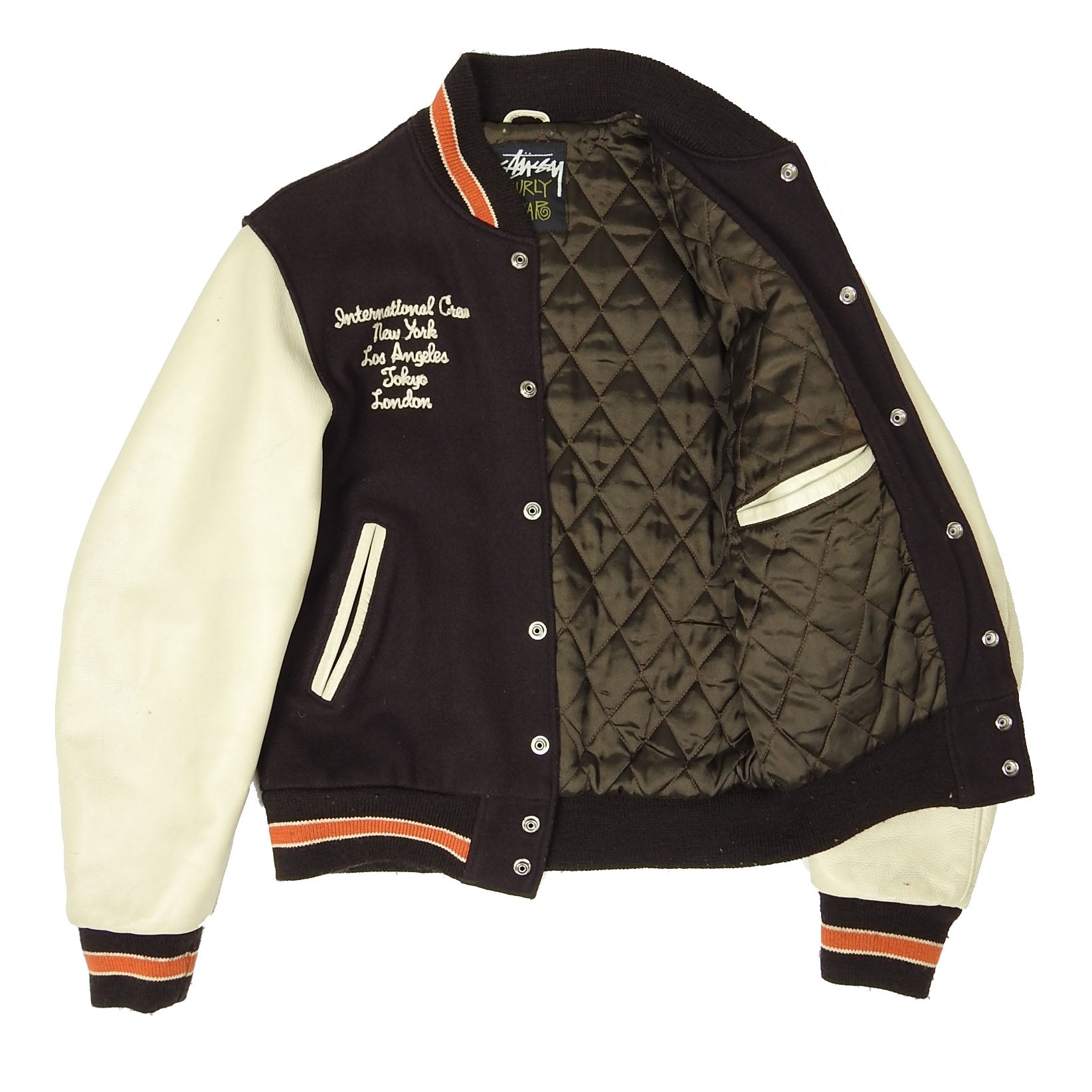 stussy 1000着限定 2003AW varsity jacket身幅58cm - ジャケット・アウター