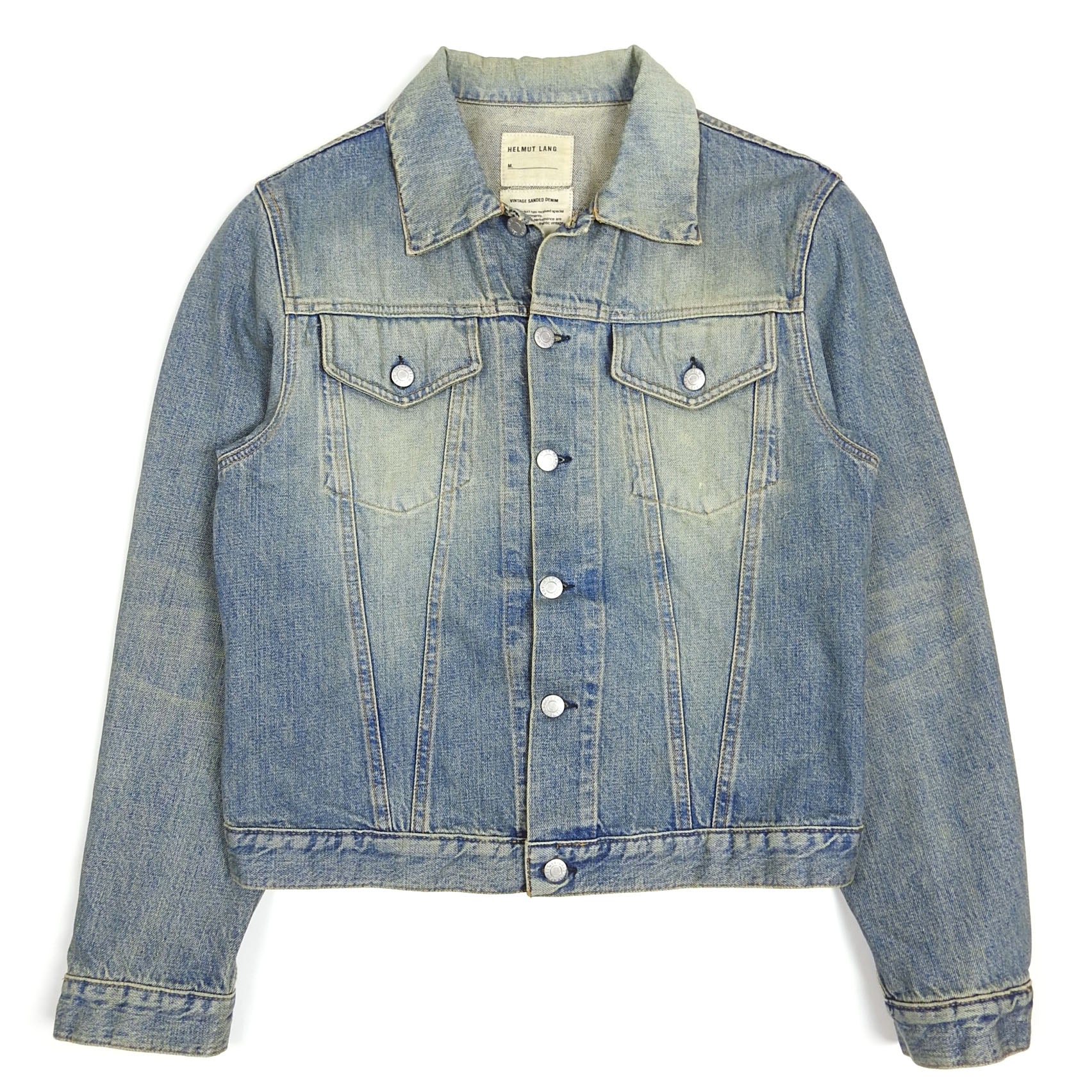 Helmut Lang Vintage Sanded Denim Jacket Size 44