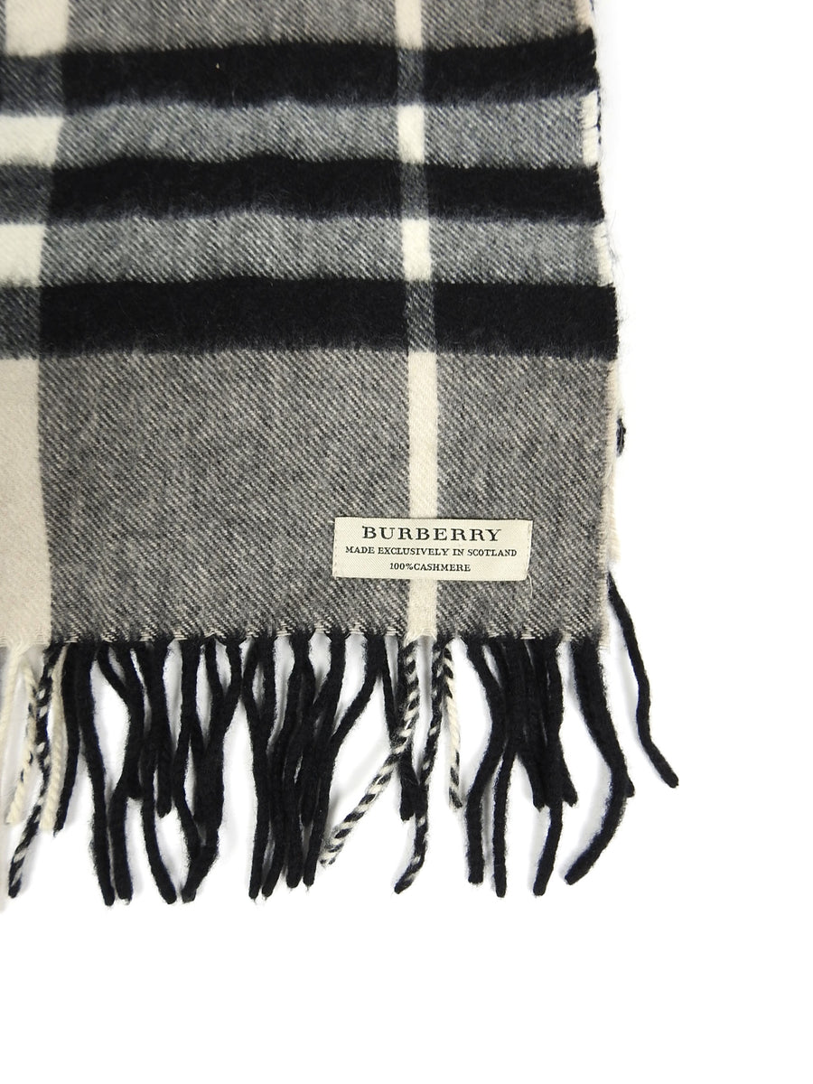 Burberry Cashmere Nova Check Scarf – I Miss You MAN