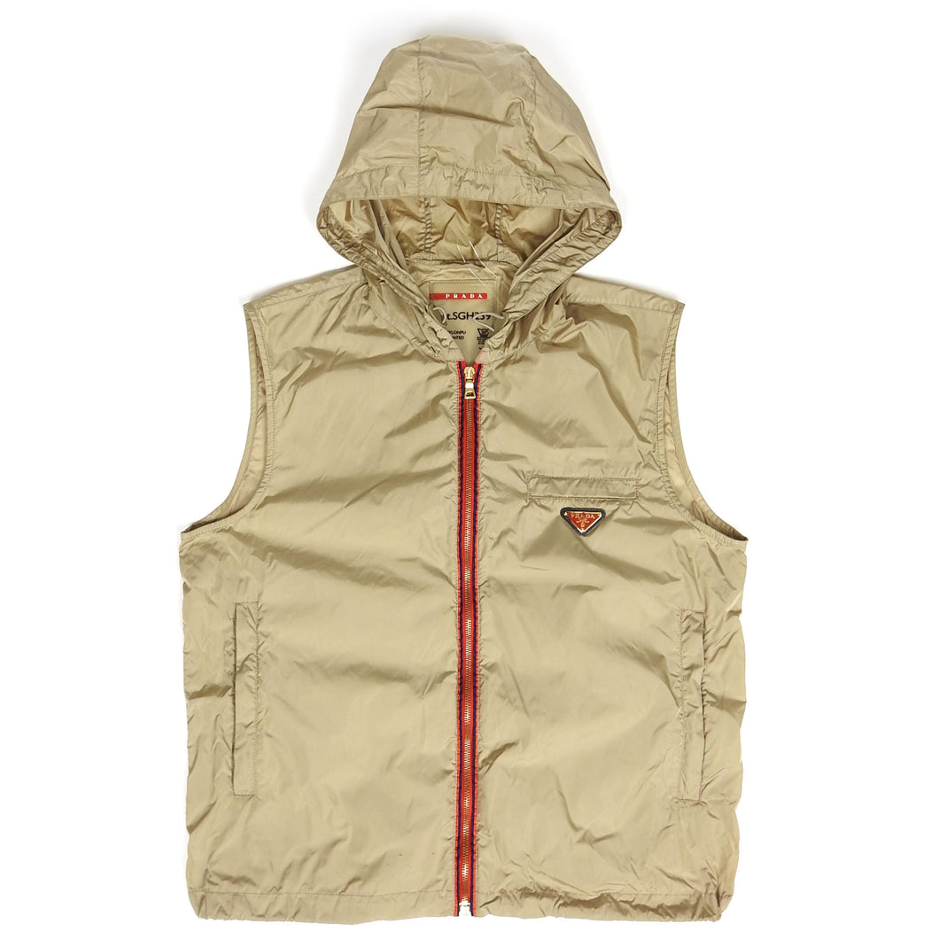 PRADA SPORT zip-up nylon vest-