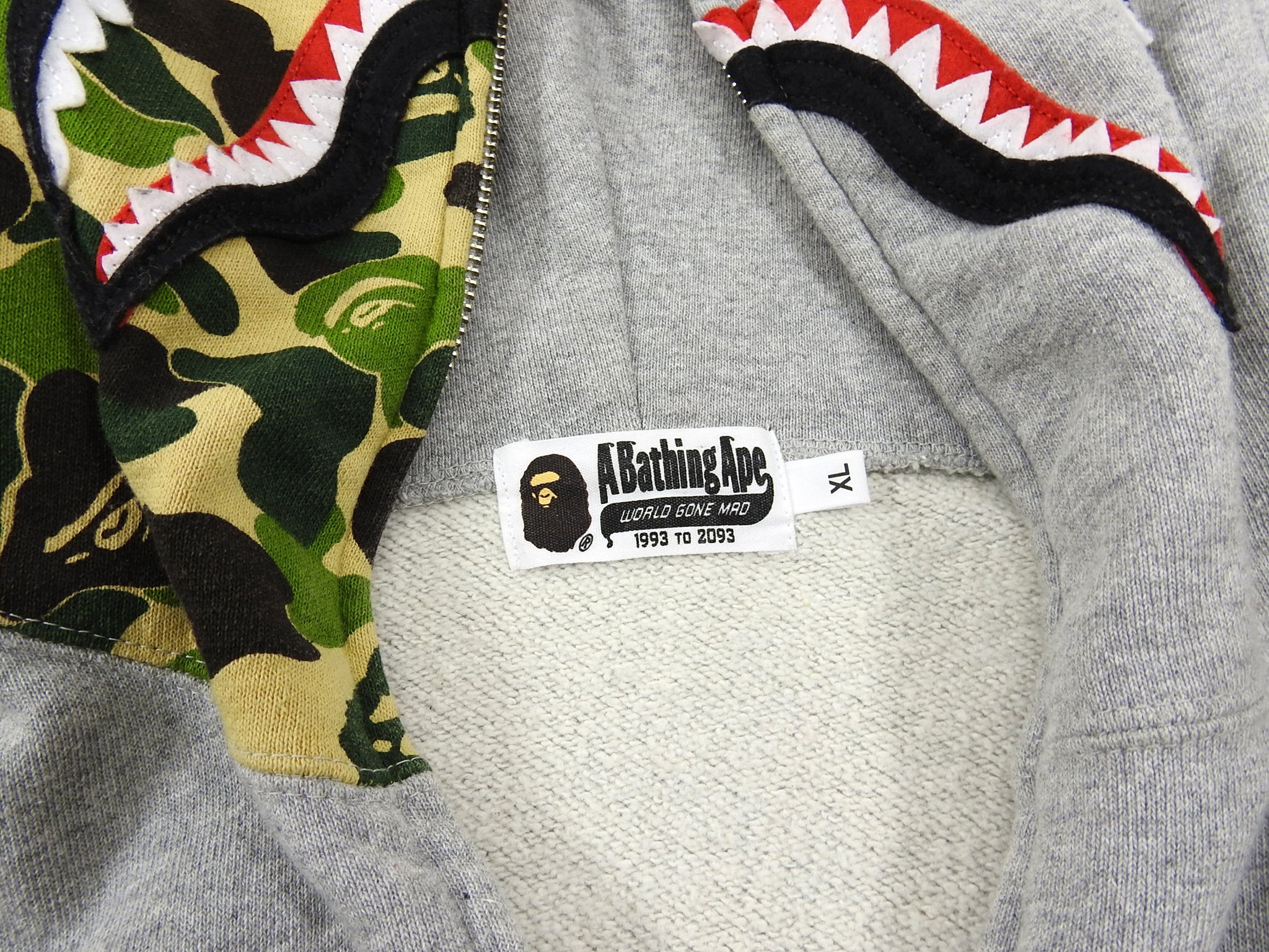 A Bathing Ape Shark Full Zip Hoodie Bearbrick Toy Collaboration