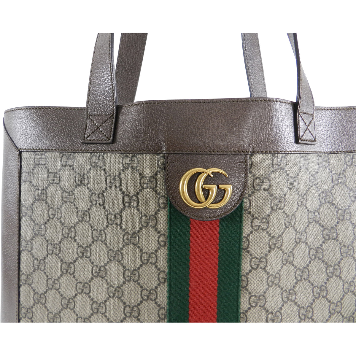 Gucci Ophidia Brown Monogram Soft GG Supreme Large Tote Bag – I Miss