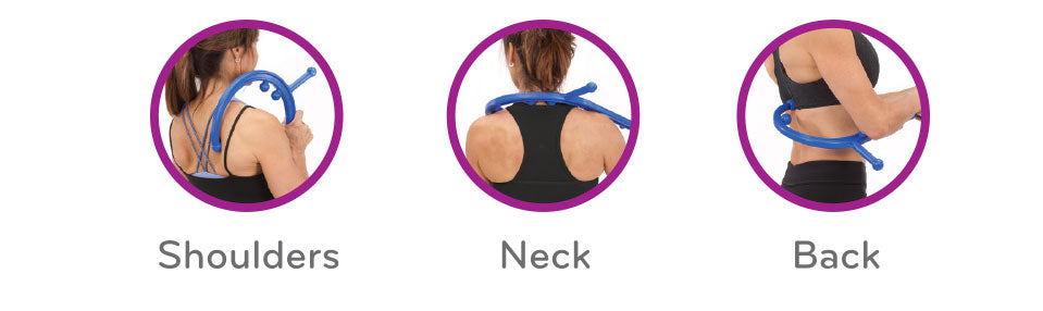 Back and Neck Massager, Trigger Point Therapy Self Massage Tool, Lower Back  Massager, Shoulder Massa…See more Back and Neck Massager, Trigger Point