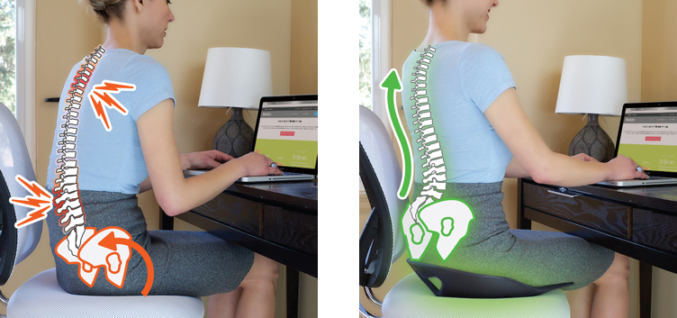 BackJoy Plus TEMPUR Posture Seat — Relax The Back