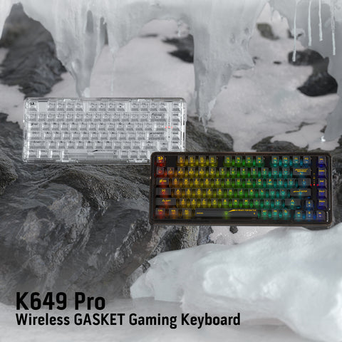 ELF PRO K649 78% Wireless Gasket RGB Gaming Keyboard