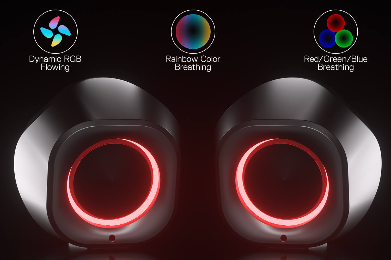 Redragon GS590 Wireless RGB Desktop Speakers