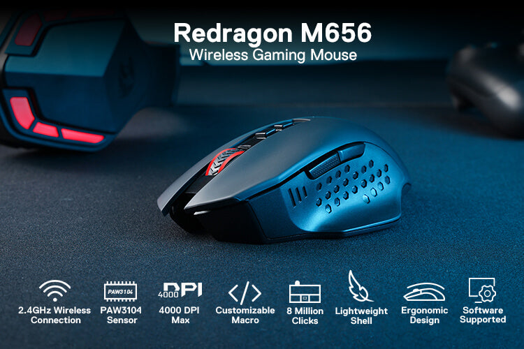 2.4Ghz Wireless Gamer Mouse w/ 5 DPI Levels