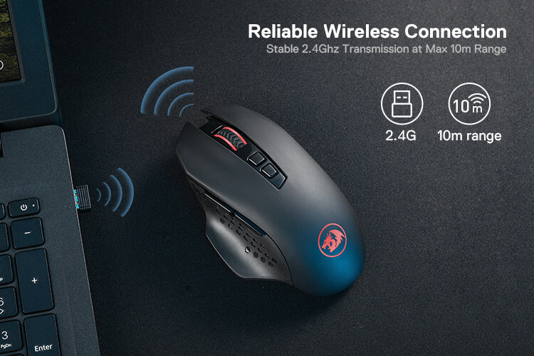 2.4Ghz Wireless Gamer Mouse w/ 5 DPI Levels