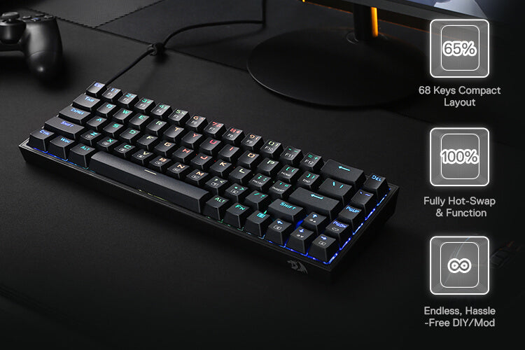 65% Wired RGB Gaming Keyboard