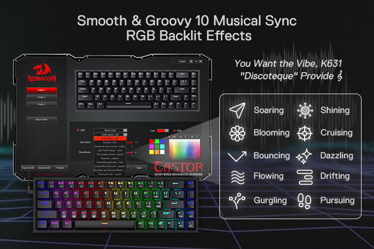 TKL Ultra-Thin Low Profile Bluetooth Gaming Keyboard