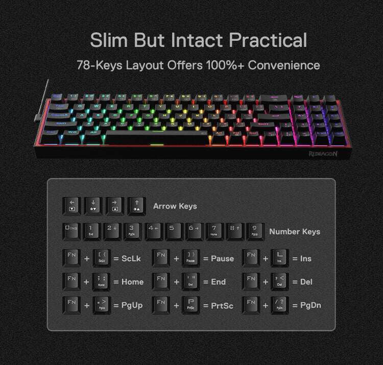 75% Wired RGB Gaming Keyboard