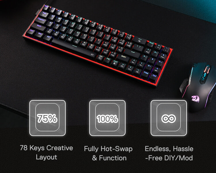 75% Wired RGB Gaming Keyboard