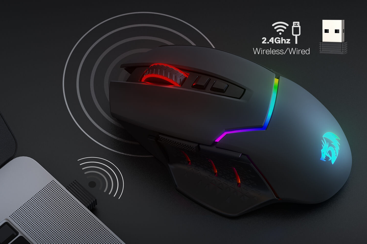 Redragon M690 PRO Wireless Gaming Mouse