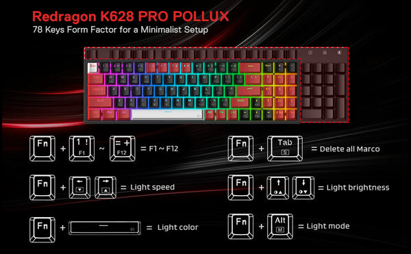 redragon k628 pro keyboard