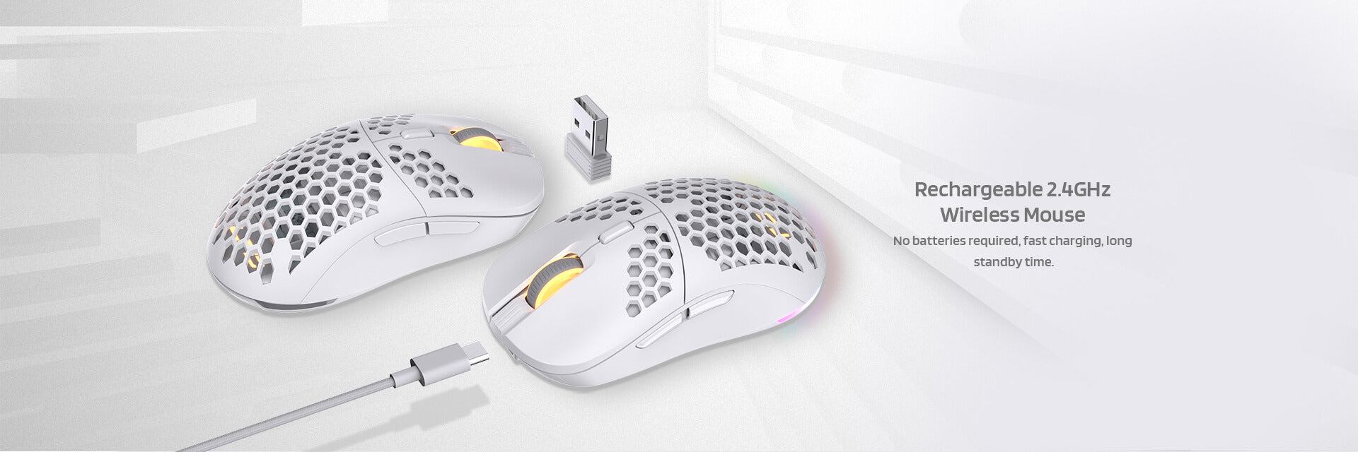 LTC Mosh Pit RGB Wireless/Wired Honeycomb Gaming Mouse