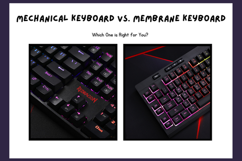 Mechanical Keyboard vs. Membrane Keyboard