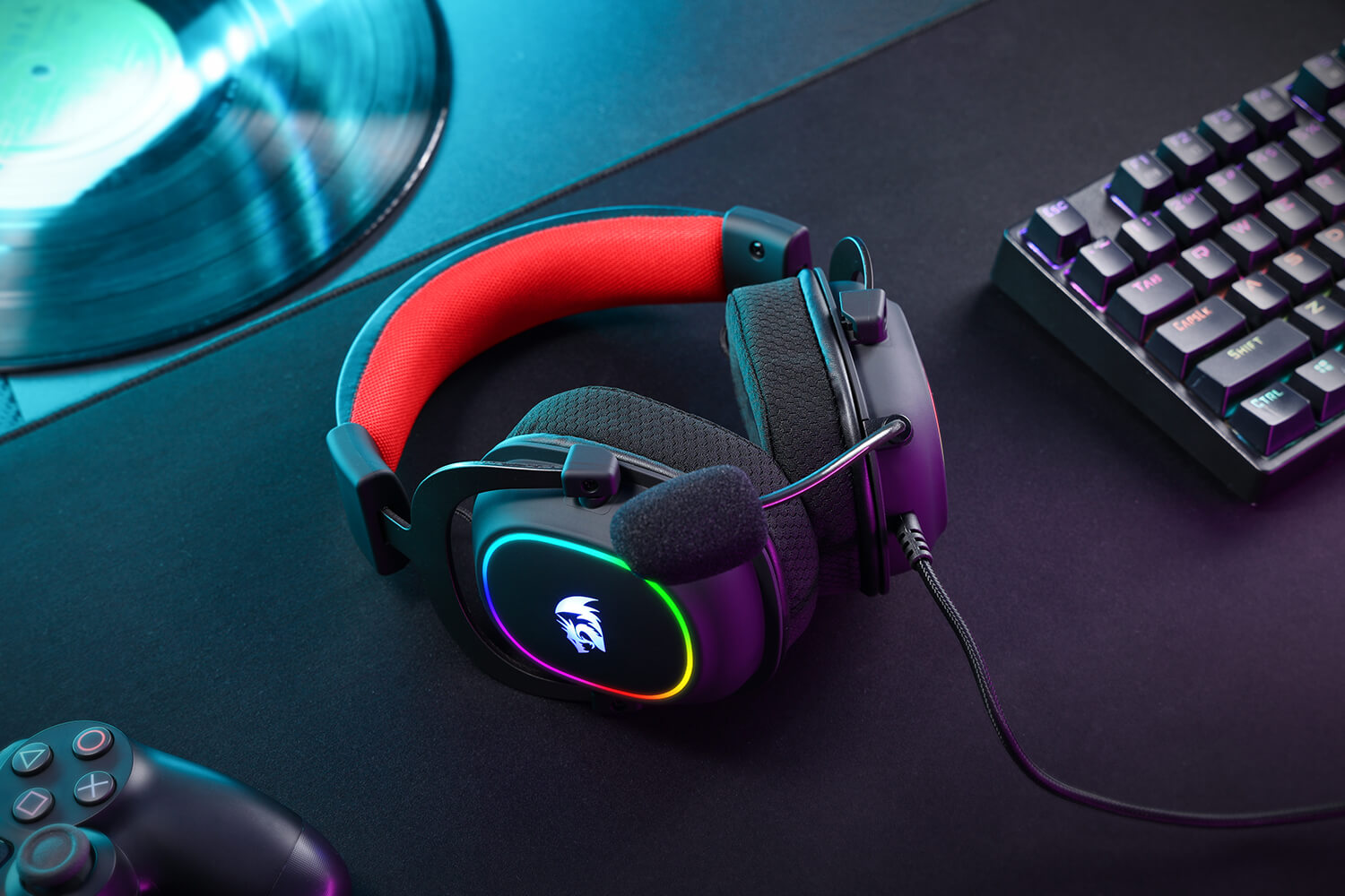 Redragon H510 Zeus-X RGB Wired Gaming Headset with 7.1 Surround Sound