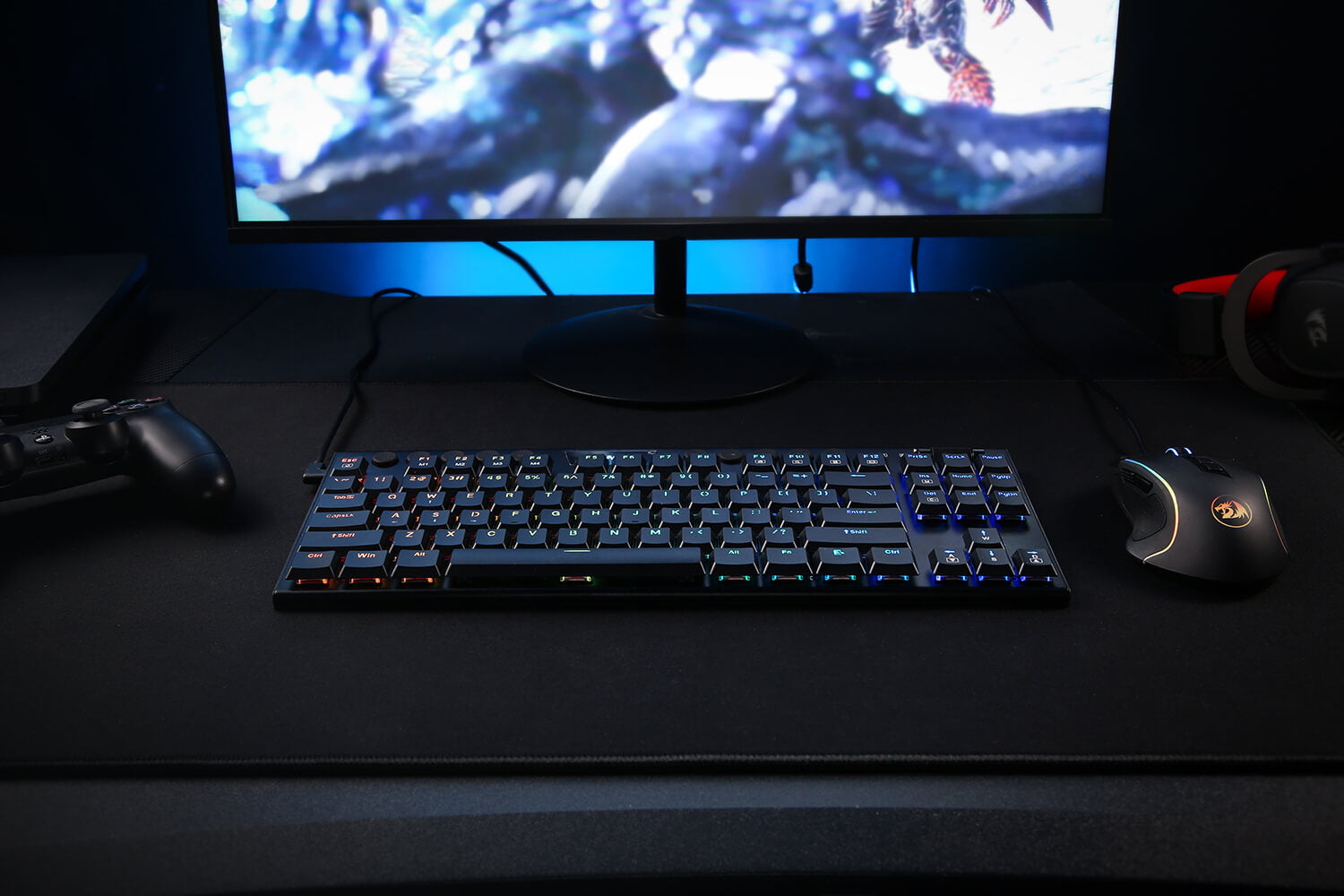 Ultra-Thin Designed Wired Gaming Keyboard w/Low Profile Keycaps