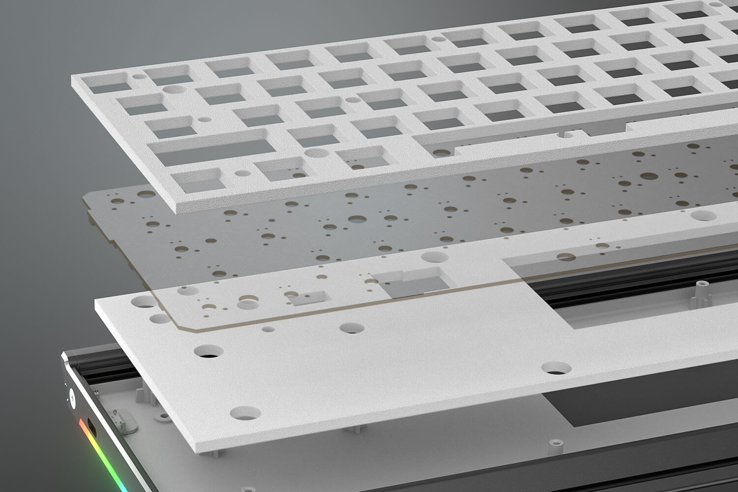 Redragon K641 PRO 65% Aluminum RGB Mechanical Keyboard