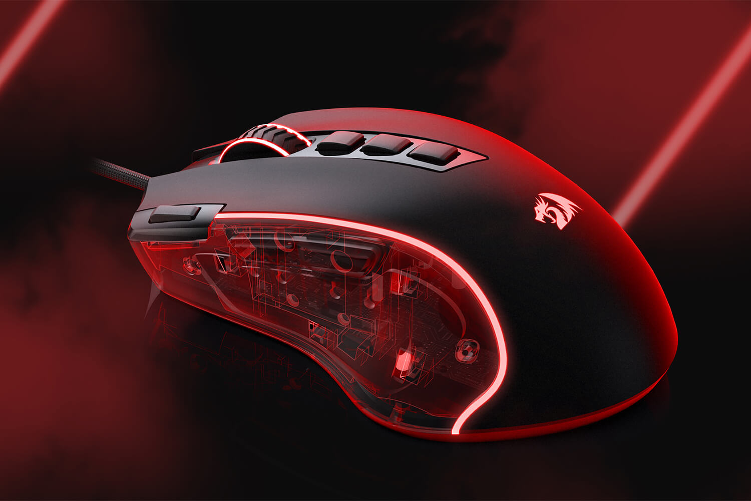 redragon optical mouse m612 with Precision Actuation