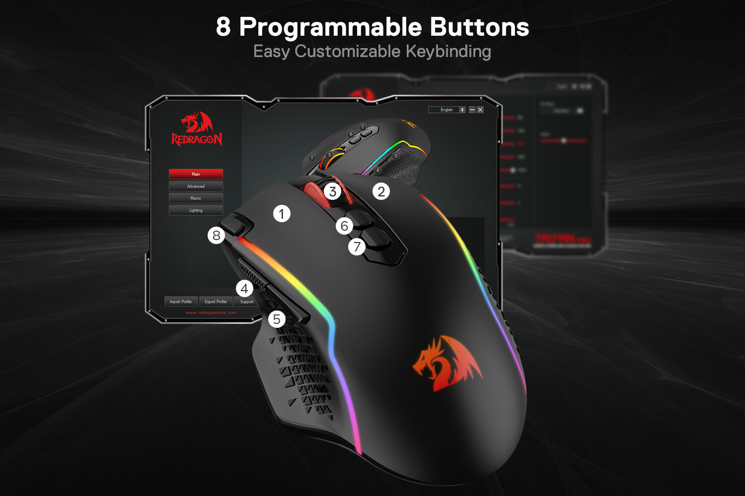 Redragon M810 Pro Wireless Gaming Mouse