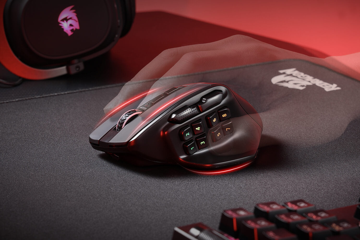 Redragon M811 PRO Wireless MMO Gaming Mouse