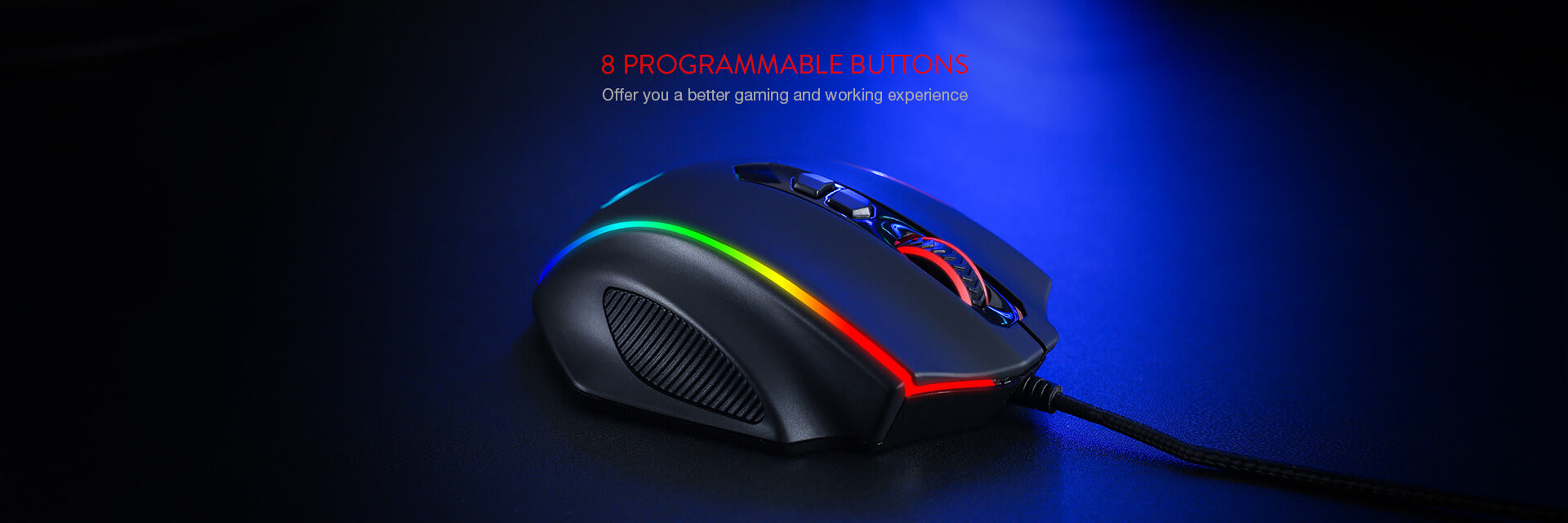 Redragon M720 Vampire RGB Gaming Mouse (Open-box)